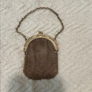 Vintage Silver Mesh Purse